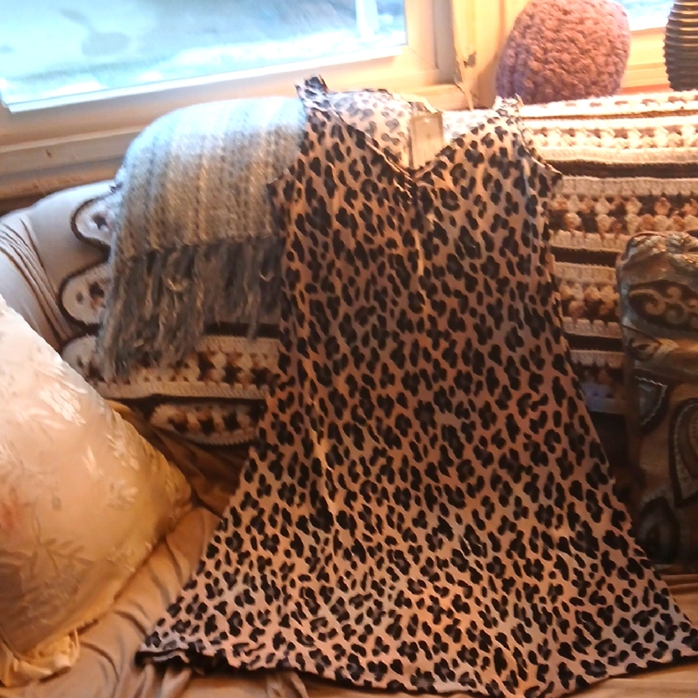 Chic Leopard Print Dress one piece dress